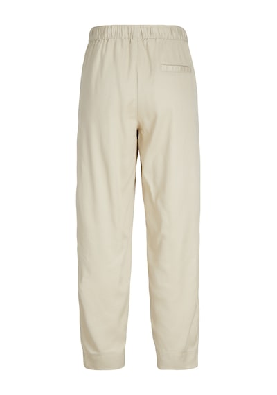 Jack & Jones Kadın Beli Lastikli Pantolon - Emily - 12257552 Fog Çok Renkli