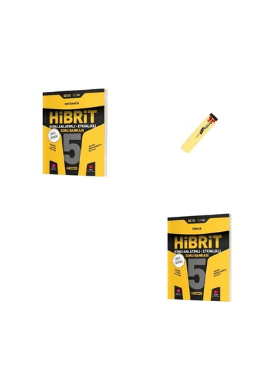 5. Sınıf Hibrit Matematik Ve Türkçe Etkinlikli Soru Bankası