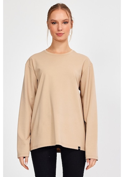 Alexander Gardi Alexandergardı Bisiklet Yaka Basic Oversize Sweatshirt E23-00160 00 001