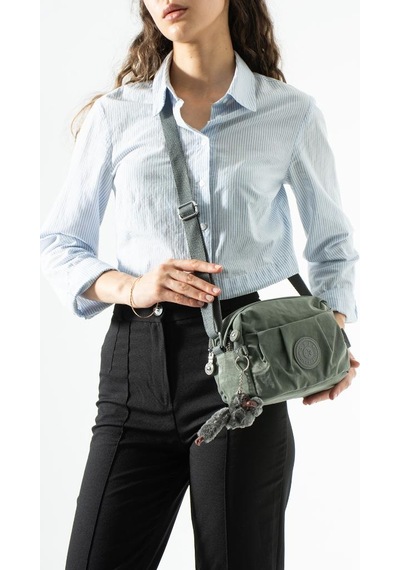 Baginn Klinkır Hafif Yağmur Geçirmez Kadın Postacı Çanta Çok Cepli 20 15 Cm Omuz Çantası 571 Collection Gri