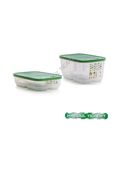 Tupperware Sera Set 2'Li 18 L 44 L Sebze Meyve Saklama K N1143360 Yeşil