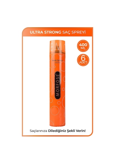 Morfose Ultra Strong Saç Spreyi 400 Ml 6 Adet