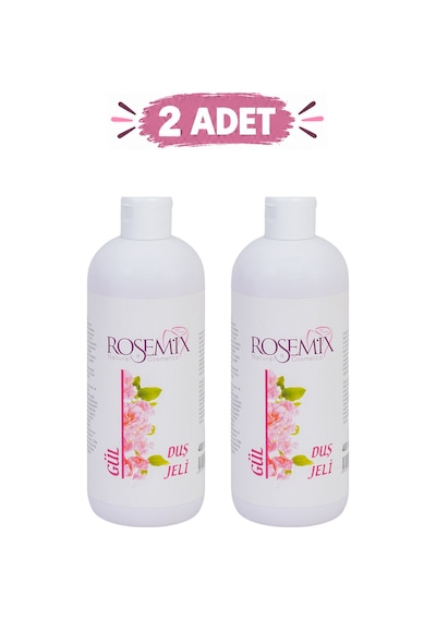 Rosemix - 924 - - Duş Jeli Gül 400 Ml - 2 Adetlik - Concepta - Set Ürün
