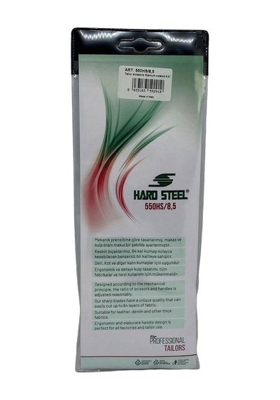 Terzi Makası 8,5 İnç Titanyum Kaplama Plastik Saplı Terzi Kumaş Makası Kumaş Kesim Makası 550hs/8.5
