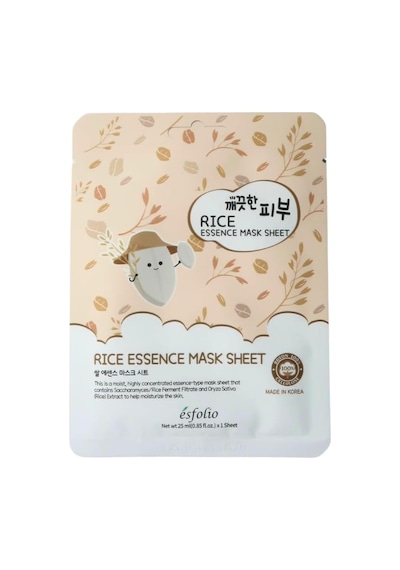 Esfolio Kore Pirinç Maskesi Rice Sheet Mask Kağıt Maske