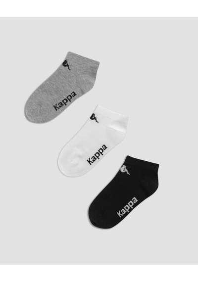 Kappa 381N1Lw-G Authentic Sandy Tk 3 Pk Unisex Spor Çorap Çok Renkli