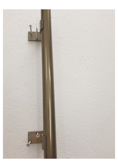 Alüminyum Bronz Merdiven Tutamak, Korkuluk Yaşlı Engelli Duvar Tutamağı 100 Cm. Istenilen Ölçüde 100 Cm'ye Kadar