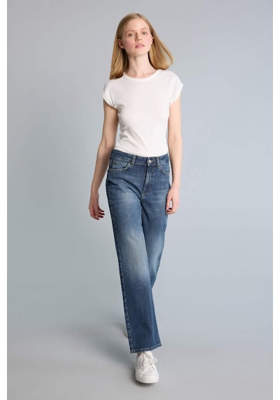 Defacto Comfort Straıght Yüksek Bel Düz Paça Bilek Boy Jean Pantolon H2109ax26smnm35 Mavi-nm35 Defacto Comfort Straıght Yüksek Bel Düz Paça Bilek Boy Jean Pantolon H2109ax26smnm35 Mavi-nm35