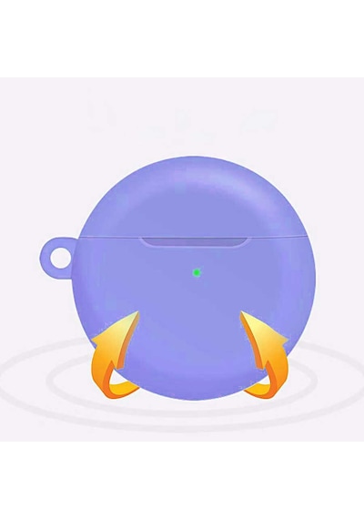 Ekılıf - Huawei Freebuds 4 Uyumlu - Kılıf Darbelere Karşı Dayanıklı Koruyucu Silikon Kılıf Airbag 24 - Beyaz