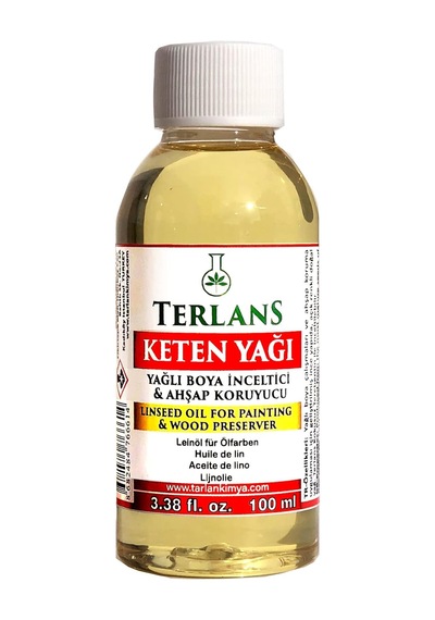 Resim Yağı Ahşap 100 Ml Linseed Oil
