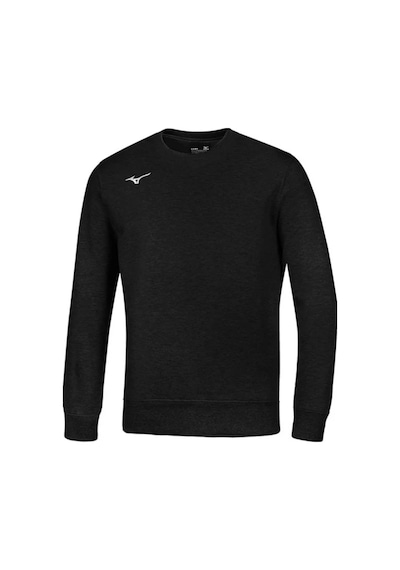 Mizuno Terry Crew Erkek Sweatshirt Siyah Çok Renkli