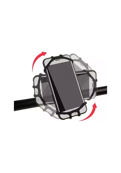 4.7-6.5 Inc Silikon Bisiklet, Scooter Telefon Tutucu