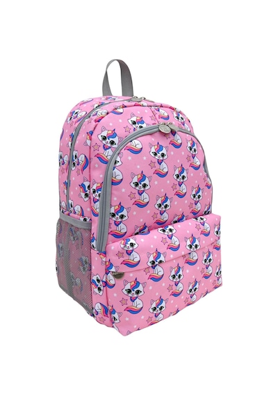 Superbag Kız Çocuk Ilkokul Çantası Unicorn Kedi Desenli Sırt Çantası Beslenmelik Ve Kalemlik 3'lü