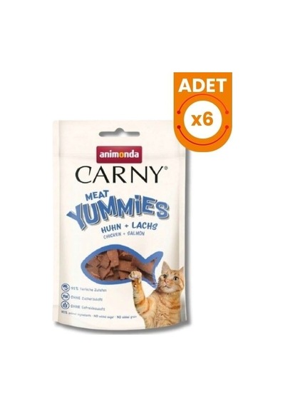 Animonda Carny Meat Tavuk Etli Ve Somonlu Etli Kedi Ödül Maması 50gr