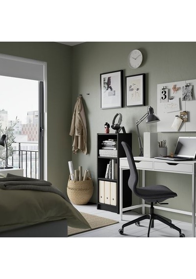 Ikea Bılly Kitaplık, Venge, 40x28x106 Cm