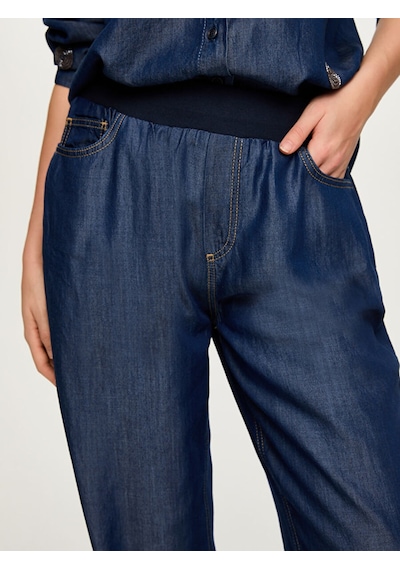 Faik Sönmez Wıde Leg Fıt Beli Lastikli Liyoselli Rahat Jean Pantolon S26jpn010 Us26jpn01027 İndigo Faik Sönmez Wıde Leg Fıt Beli Lastikli Liyoselli Rahat Jean Pantolon S26jpn010 Us26jpn01027 İndigo