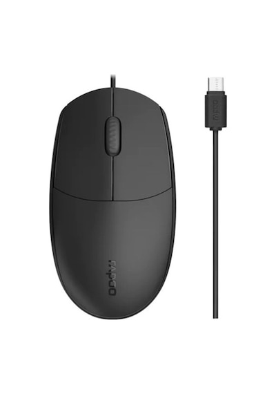 A4 Tech Rapoo N100c Kablolu 1000 Dpi Optik Siyah Mouse 12345 Diğer