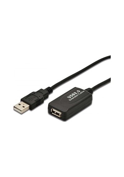 Digitus USB Repeater Kablosu, USB 2.0, 5 metre