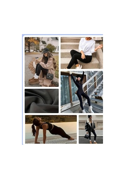Fit Women 2 Beden Korse Tayt Seamless 2100 Siyah