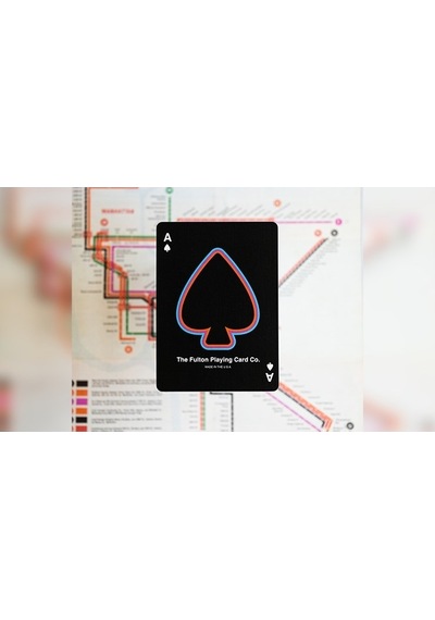 Bicycle Fulton Street Mta Black Edition Premium Oyun Kağıdı İskambil Kartları Destesi