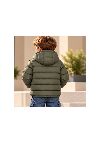 Maxx Kleın Erkek Çocuk Haki Kapüşonlu Şişme Mont Fermuarlı Modern Tasarım Günlük Kışlık Çocuk Montu 2-3-4-6-8 Yaş Maxx Kleın Erkek Çocuk Haki Kapüşonlu Şişme Mont Fermuarlı Modern Tasarım Günlük Kışlık Çocuk Montu 2-3-4-6-8 Yaş