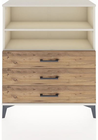 Arges Şifonyer 2 Raflı 3 Çekmeceli 88x30x106 Aytaşı-çam Aytaşı