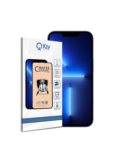 Apple Uyumlu iPhone 13 Pro Max Tam Kaplayan Mat Seramik Ekran Koruyucu (511504813) 20 Tl Fark Ile Apple Uyumlu iPhone Hızlı Şarj Kablosu