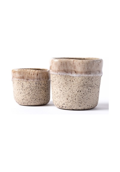Must Bej/beyaz Stoneware El Yapımı Mug & Türk Kahvesi Karışık 2li Set 8638 Bej Beyaz