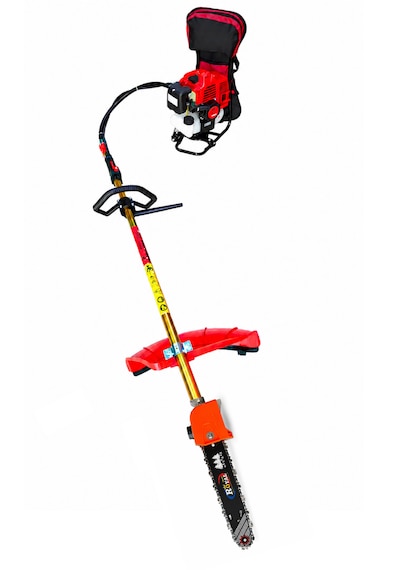 Benzinli Sırt Tırpan + Toprak Çapalama + Dal Budama Aparatı Set 52 Cc 4.6 Hp Bc520