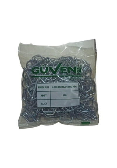 Güven Yaylı Pim 6mm 10 Adet 1
