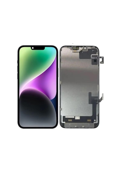 Apple Uyumlu iPhone 14 İle Lcd Ekran Dokunmatik Siyah
