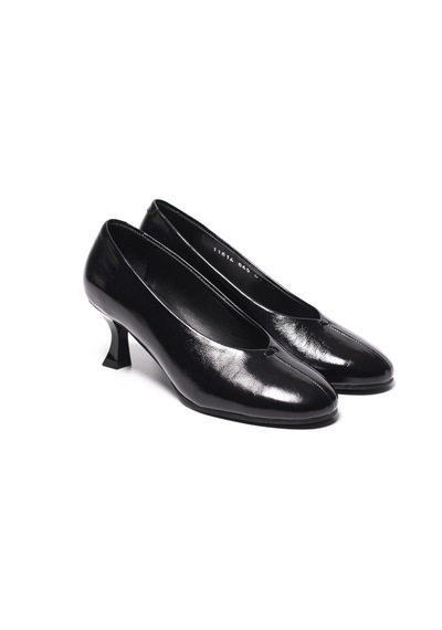 Patent Leather Black C07 Topuklu/ Stiletto Kadın Diğer 645 01 Chiara Bellini Patent Leather Wrinkled siyah