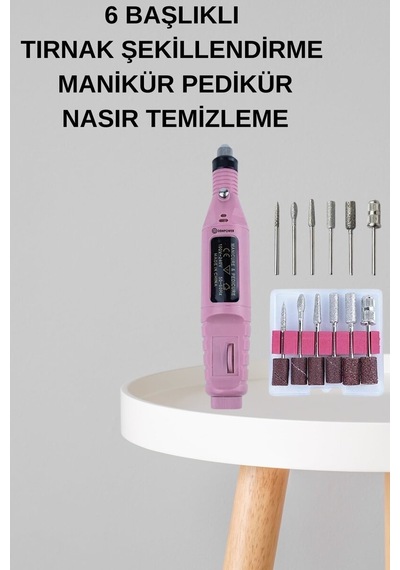 Northcity Elektrikli Manikür Pedikür Seti 17 Parça - Evde Profesyonel Tırnak Bakımı