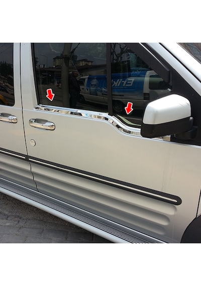Ford Connect Krom Cam Çıtası 2002-2014 2 Parça