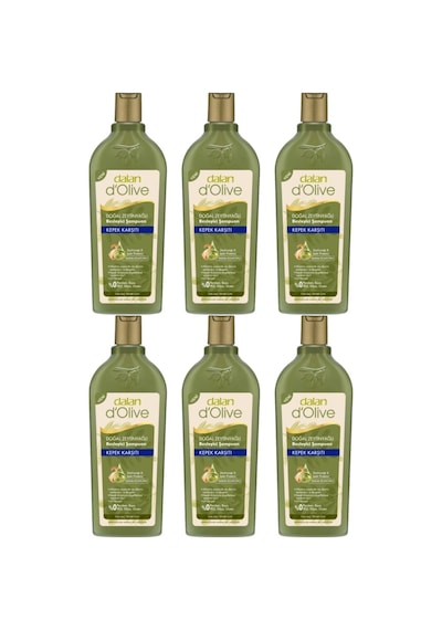 Doğal Zeytinyağlı Kepek Karşıtı Besleyici Şampuan 400 Ml 6 Adet Tüm Saç Tipleri