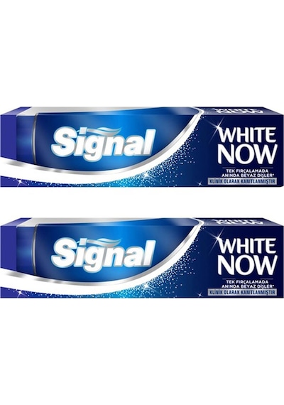 Signal White Now Anında Beyazlık Diş Macunu 2 x 75 ML
