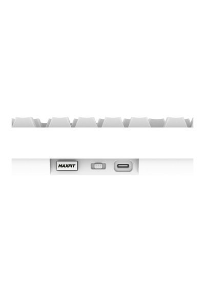 Mk921 Maxfıt8 White White Switch Hotswap Rgb Kablosuz İngilizce Mekanik Gaming Klavye