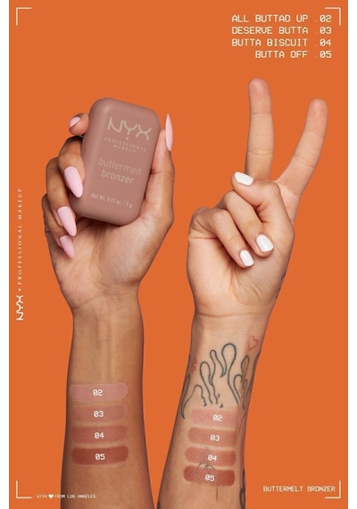 Nyx Professional Makeup Buttermelt Bronzer 02 All Buttad Up