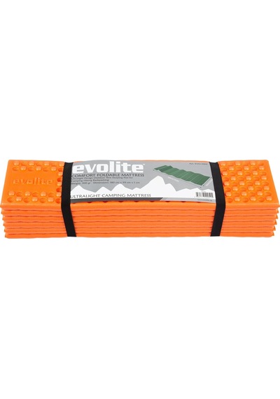 Evolite Ultralight Comfort Katlanır Mat - Turuncu Çok Renkli