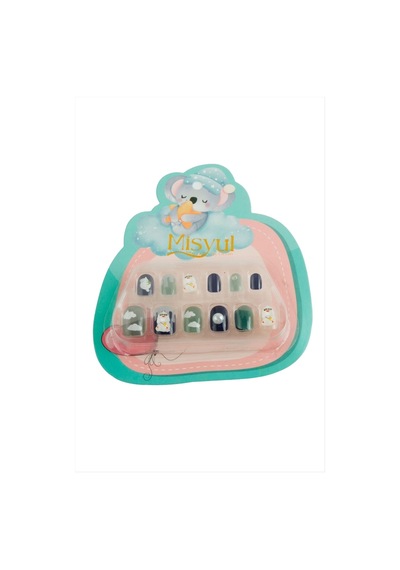 Ayıcık - 61 - Çocuk Takma - Csmo-tex - Tırnak Yeşil
