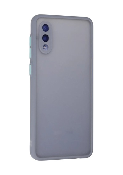Samsung Uyumlu Galaxy A02 Uyumlu Kılıf Montreal Silikon Kapak - Gri