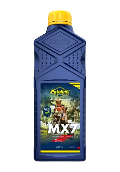Putoline Mx7 2 Zamanlı Full Sentetik Motosiklet Yağı 1 L
