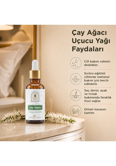Çay Ağacı Uçucu Yağı 10 Ml. %100 Saf
