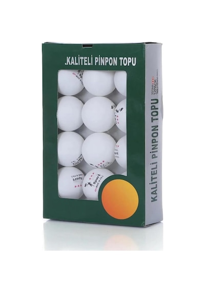 3 Yıldız Masa Tenisi Pinpon Topu +40 Gazlı Yapı Sekme Garantili Profesyonel Pingpong Top 12 Adet