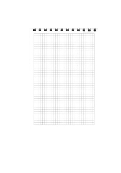 Özkan Deep Note 17x24 Spiralli Blok.100yap.kareli Defter Platingri Gri