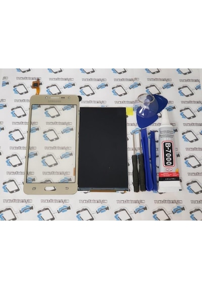Samsung Uyumlu Galaxy Grand Prime G530 Dokunmatik Iç Lcd Gold