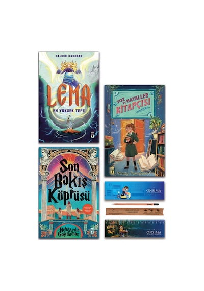 Genç Timaş Toz Ve Hayaller Kitapçısı - Son Bakış Köprüsü - Lema En Yüksek Tepe Set 3 Kitap