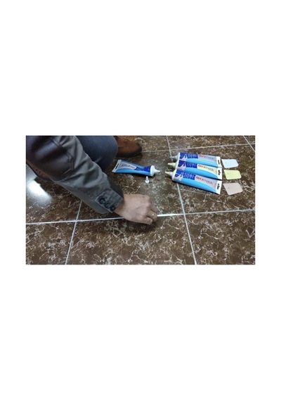 Gri Renk Gaga Uçlu Fayans Mermer Seramik Derz Dolgusu