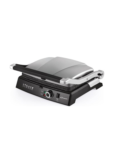 Cg-320 Bestost 2000w 6 Dilim Döküm Plakalı Tost Ve Izgara Makinesi Çıkarılabilir Plakalar 180 Açılabilir Ayarlanabilir Termostat Yağ Haznesi