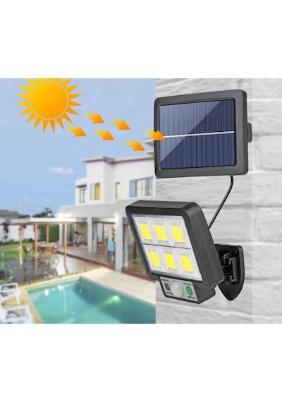 F72 Güneş Enerjili Cob Led Solar Panel Güneş Enerjili 3mod Sensör